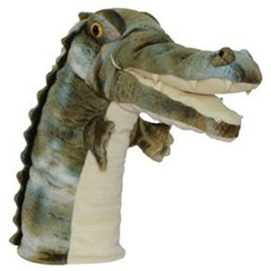 Crocodile Puppet Soft Toy in Green