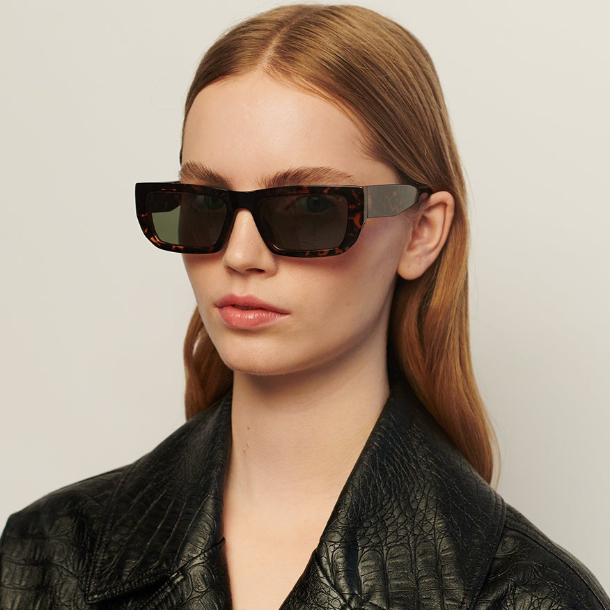 Sunglasses Unisex 80's Retro Demi Tortoise A. Kjaerbede | Fame