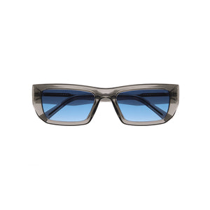 Sunglasses Unisex 80's Retro Grey Blue Lense A. Kjaerbede | Fame