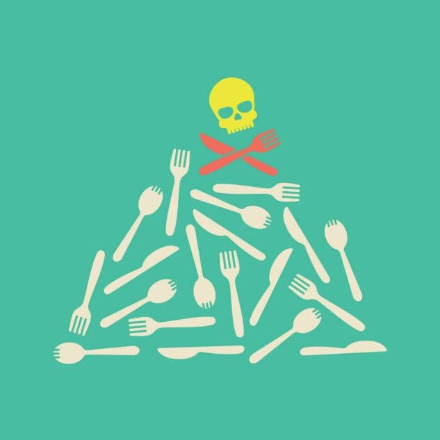 Reusable Cutlery Luckies for Good Yellow White Blue