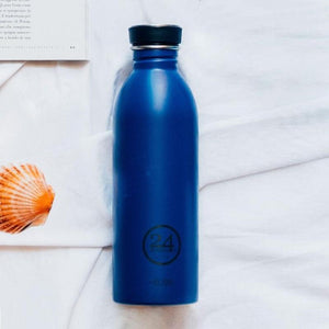 Water Bottle Lightweight 500ml Gold Blue