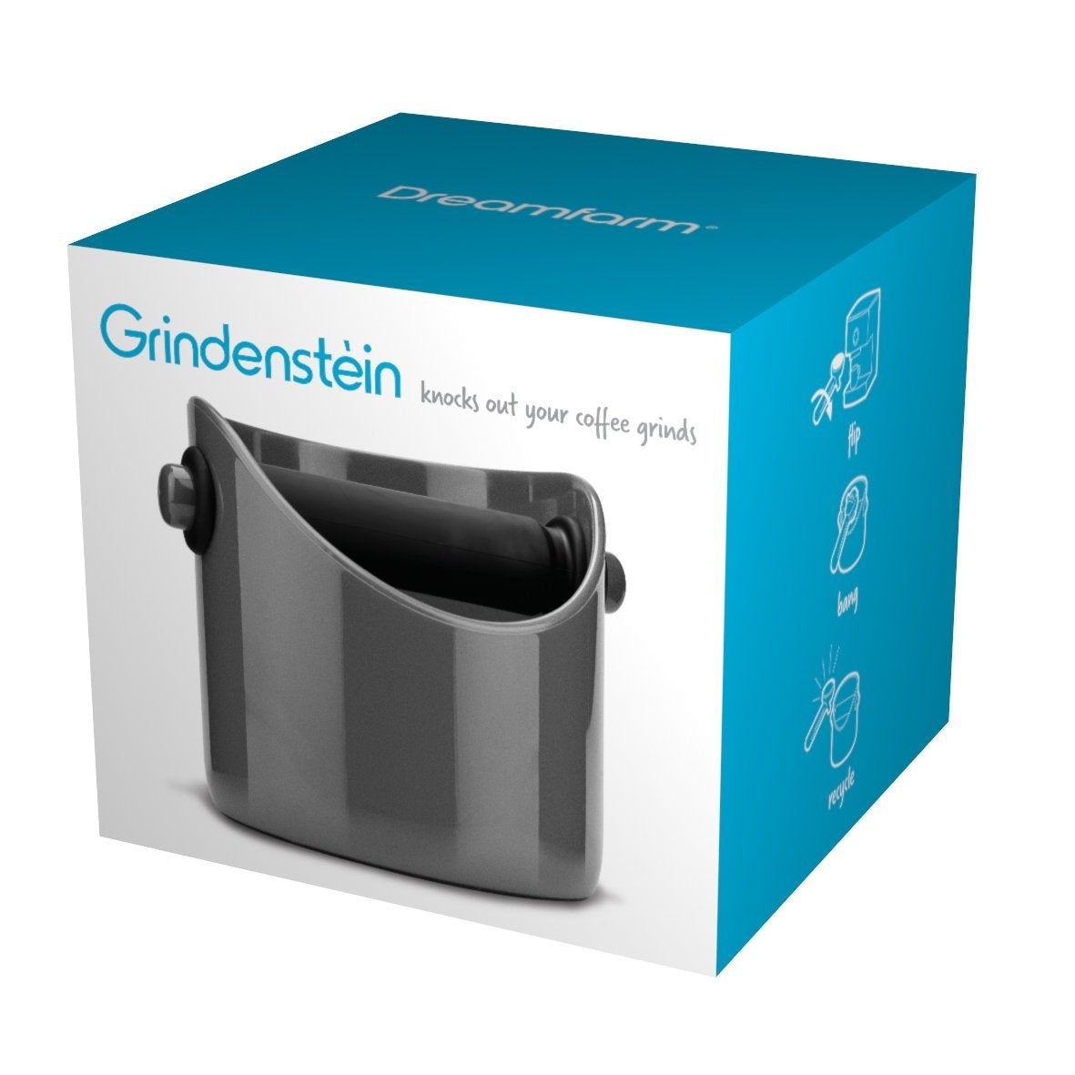 Knock Box for Coffee Grindenstein Grey