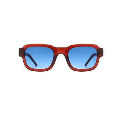 Sunglasses Unisex Retro Brown Round Lenses A. Kjaerbede | Fame