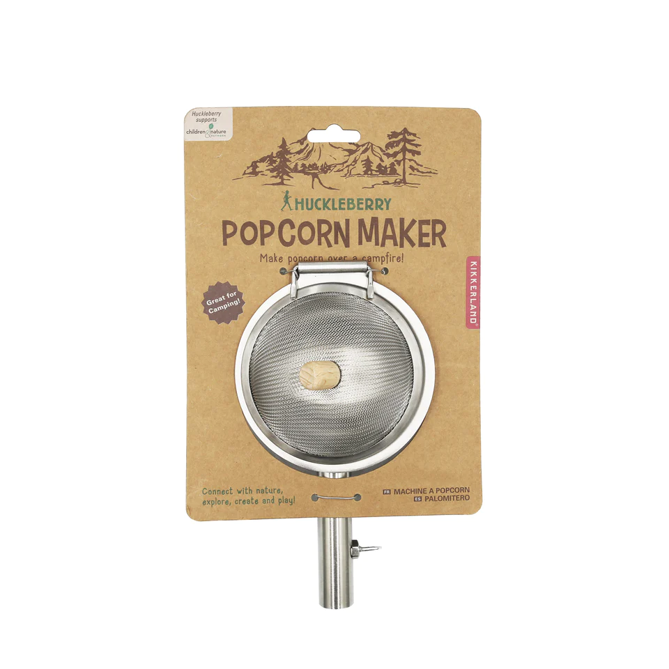 Popcorn Maker for Outdoor Campfire Stainless Steel