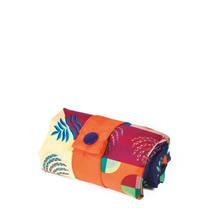 Foldable Tote bag with 'Maze' geometric artwork by HVASS&HANNIBAL in multicolour