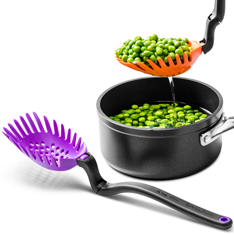 Holey Serving Spoon Spadle Comes in Blue Pink Yellow Purple Red Orange Black