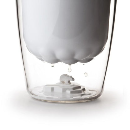 Ice Bucket Polar Bear in White