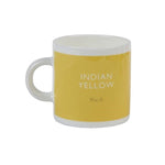 Indian yellow espresso cup