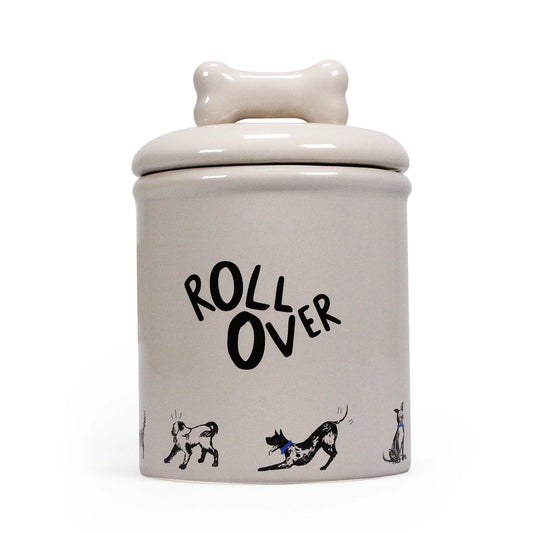 Treat Jar Ceramic Dog Bone Battersea Cats and Dogs Home