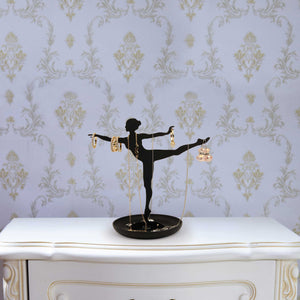 Jewellery Stand Ballerina Black