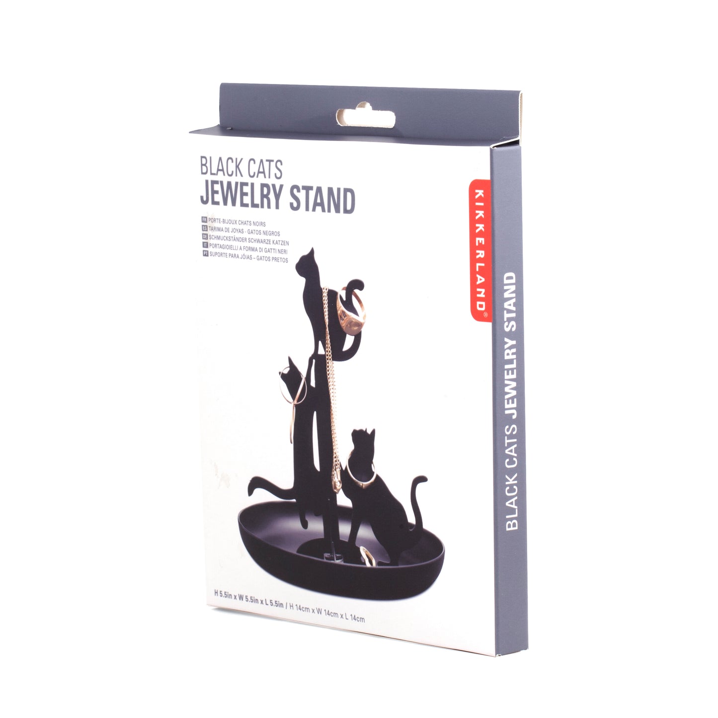 Jewellery Stand Cats Black