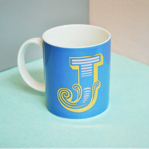 J | Luxury china mug