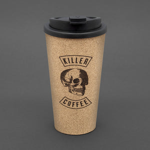 Coffee Cup 'Killer Coffee' Iron and Glory Cork