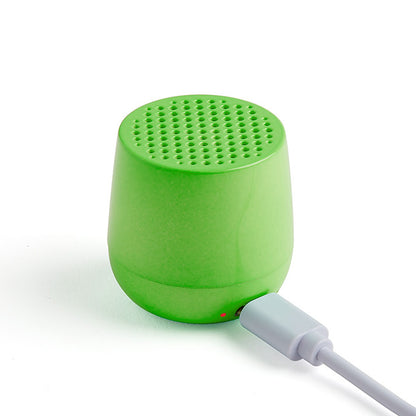Ultra-portable bluetooth speaker in neon green