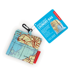 
            
                Load image into Gallery viewer, World traveller map laundry bag
            
        
