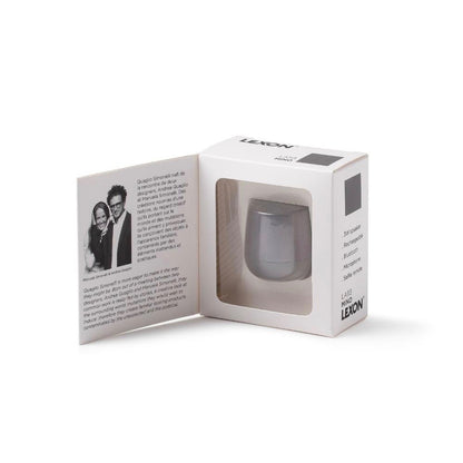 Ultra-portable bluetooth speaker in gunmetal grey