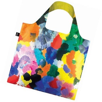 
            
                Load image into Gallery viewer, Foldable Tote bag with &amp;#39;Irisches Gedicht&amp;#39; artwork by Ernst Wilhem Nay in multicolour
            
        