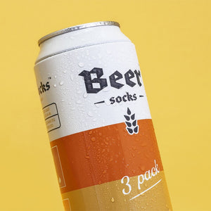 Beer Socks Mixed Pack White Orange Gold Black