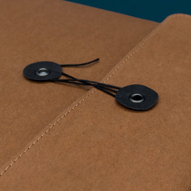 Envelope Tech Sleeve for Laptop Tablet Brown Lined