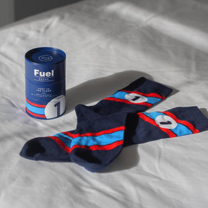 Socks Luckies Fuel Blue Red