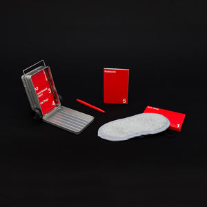 Travel Kit Luckies On Board Silver Red