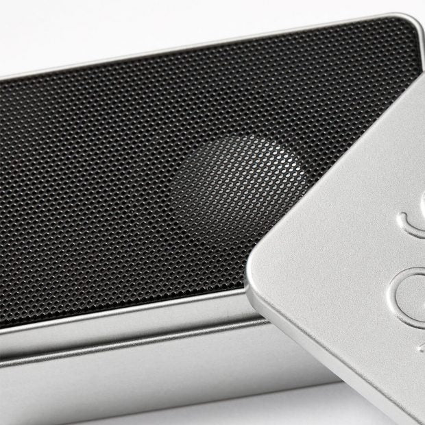 Pocket Speaker Tin Silver