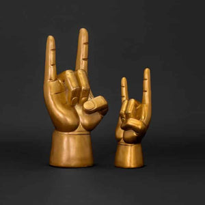 Luckies Mini Rock On Headphone Stand Gold