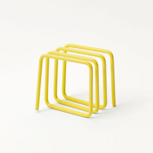 Letter rack in sushine yellow