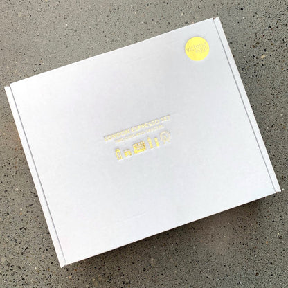 Espresso set of 2 with London Skyline souvenir gift in white