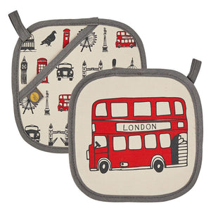 Pot grab with London Icons souvenir gift in cream