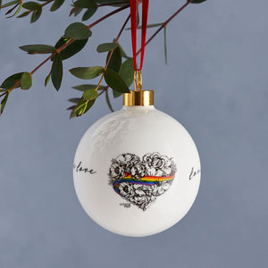 Bauble Ornament Love is Love Victoria Eggs