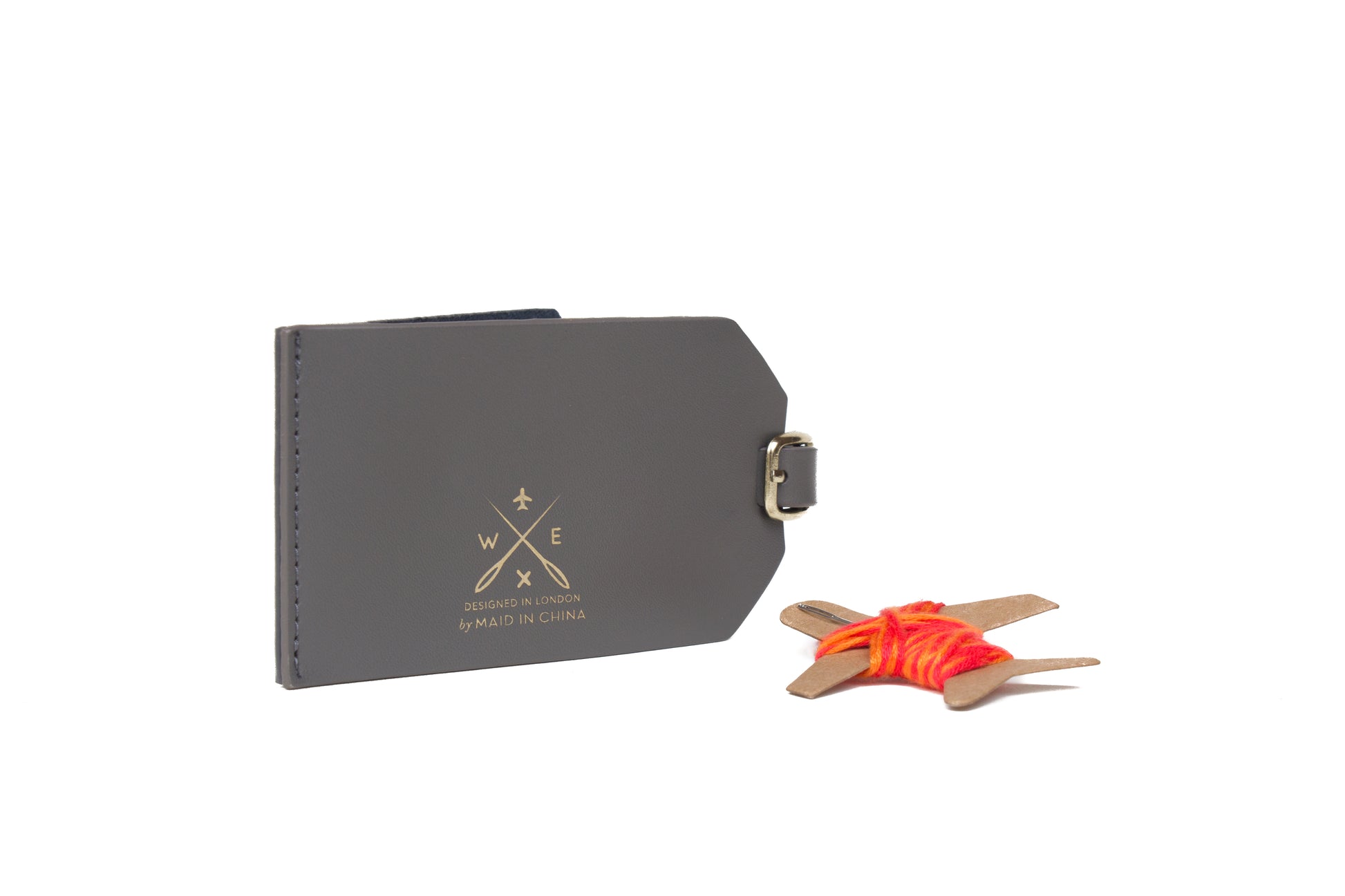 Stitch Luggage tag grey