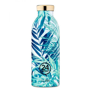 
            
                Load image into Gallery viewer, Water Bottle Insulated 500ml Green Leaves Tropical Lush
            
        