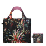 Foldable Tote bag with botanical Arabesque artwork by MAD in black