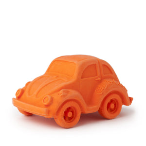 Teether Bath Toy Oli & Carol Small Beetle Car Orange