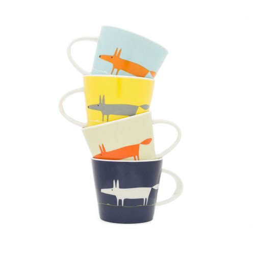 
            
                Load image into Gallery viewer, Espresso Cup Mr Fox Set of 4 Colourful
            
        