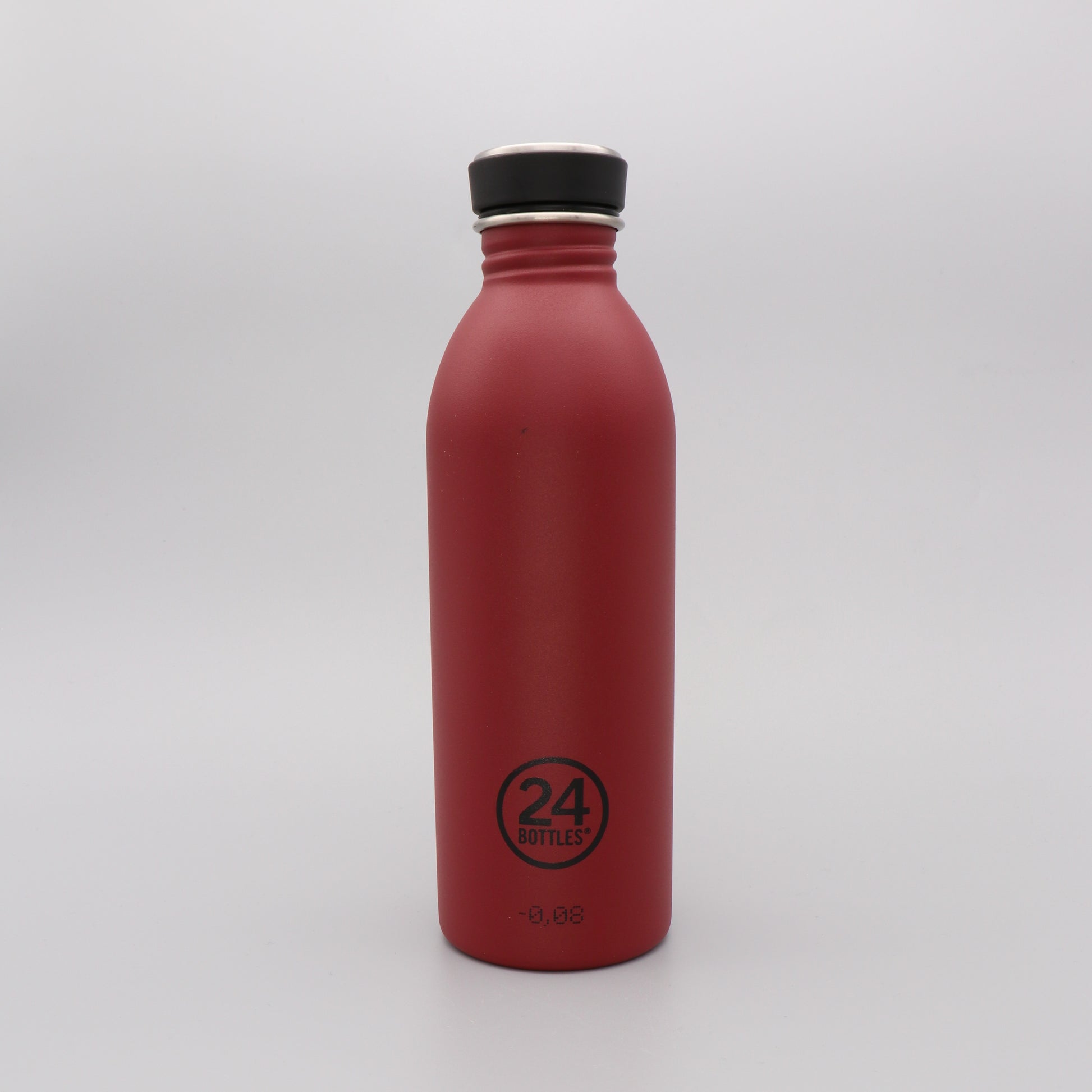 Water Bottle Lightweight 500ml Country Dark Red Stone
