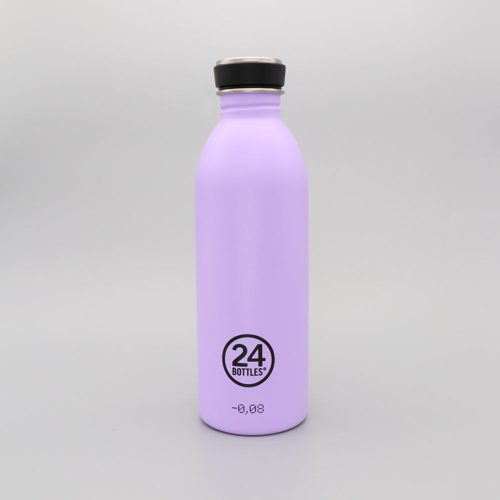 Water Bottle Lightweight 500ml Violet Purple Erica Stone