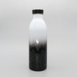 Water Bottle Lightweight 500ml Black and White Eclipse