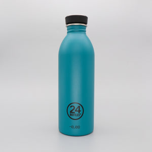 Water Bottle Lightweight 500ml Blue-Green Atlantic Bay Stone