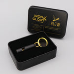 Whistle Keychain 'Blow' Iron and Glory Black