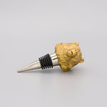 Bottle Stopper Bear 'Bottle Bear' Iron and Glory Gold