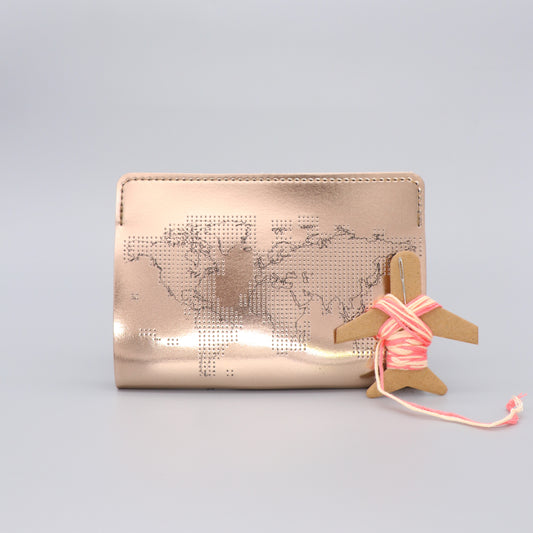 Passport Cover Stitch Your Own Faux Leather Rose Gold