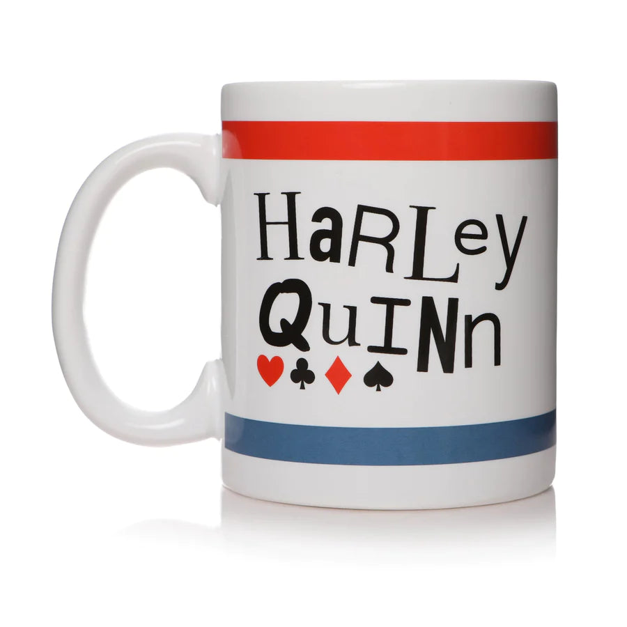 Mug Harley Quinn DC Comics ‘Puddin’ White Red Blue