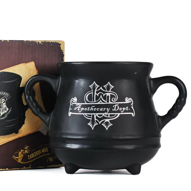 Cauldron Mug Large Apothecary Dept. Harry Potter Black