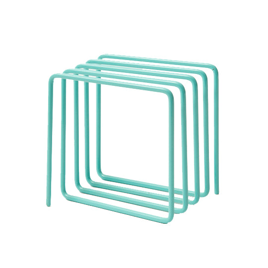 DISCONTINUED -  Blue magazine rack