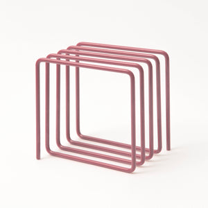 DISCONTINUED - Magazine rack in pink
