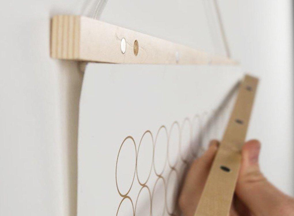 Magnetic A3 portrait print frame in plywood