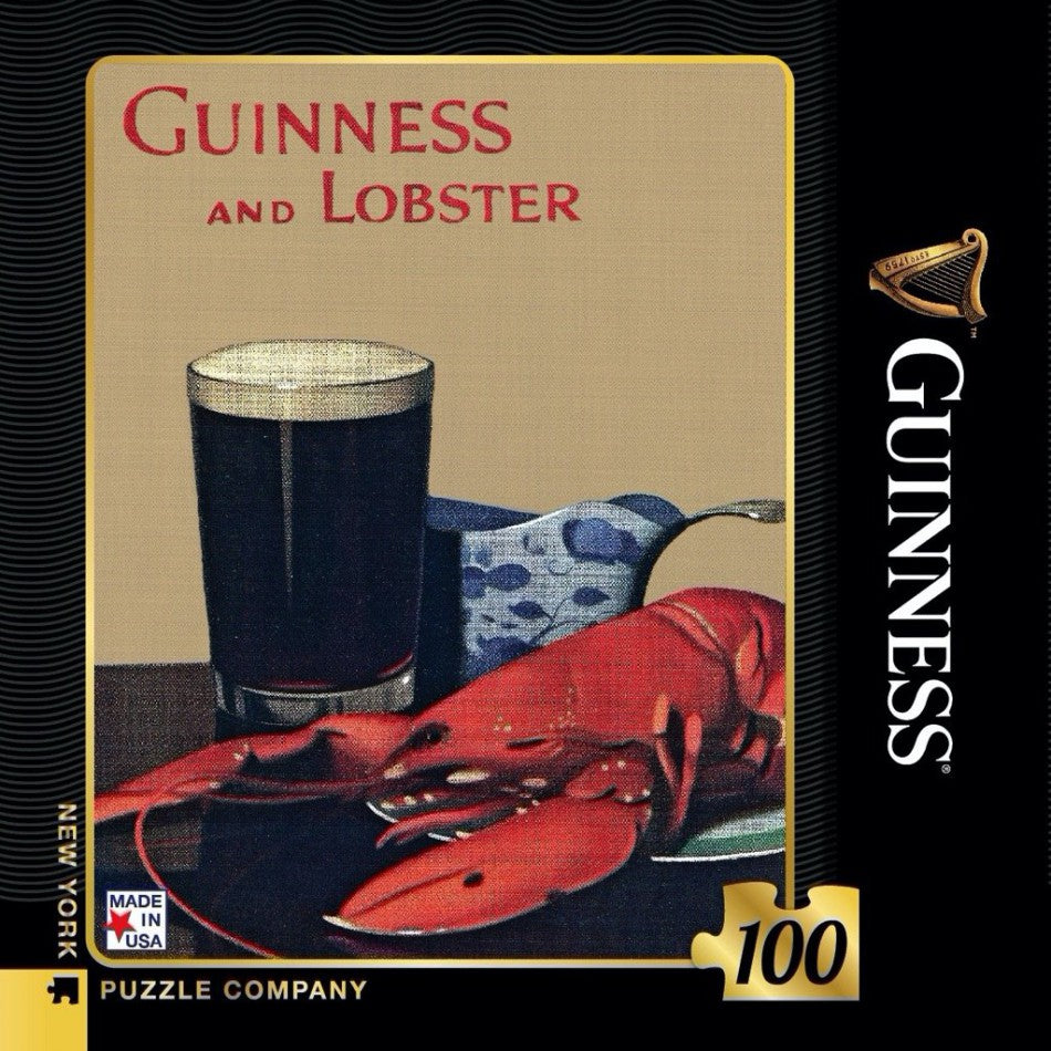
            
                Load image into Gallery viewer, Mini Jigsaw Puzzle Guinness and Lobster 100 Pieces
            
        