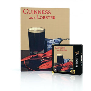Mini Jigsaw Puzzle Guinness and Lobster 100 Pieces